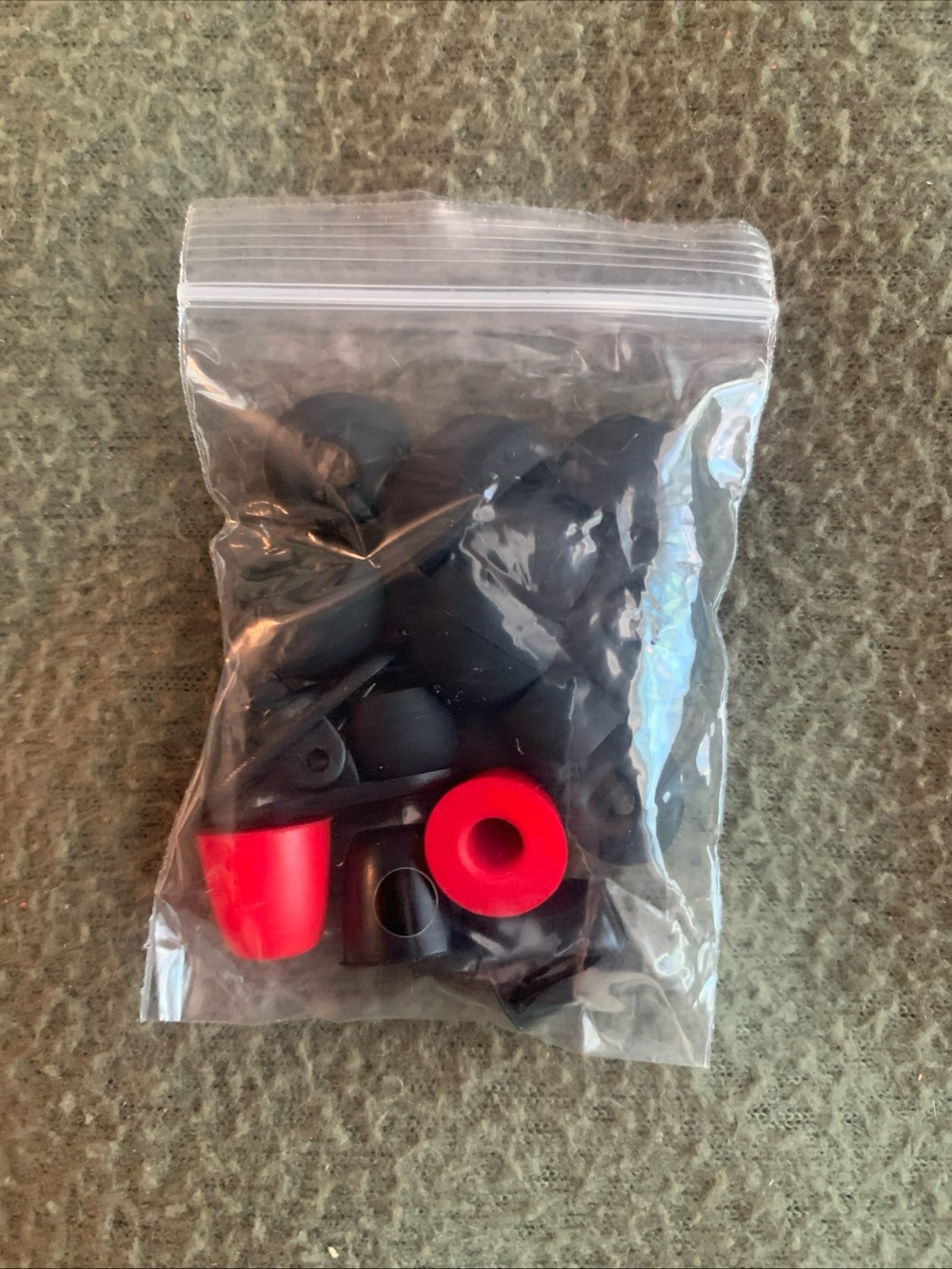 New Sephia ear bud replacements with case. Black and red. - Picture 3 of 5
